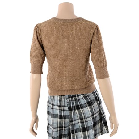 샤벳메탈퍼프티셔츠