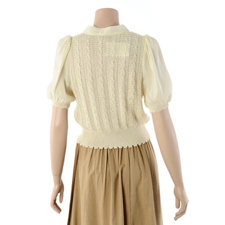 리본니트가디건