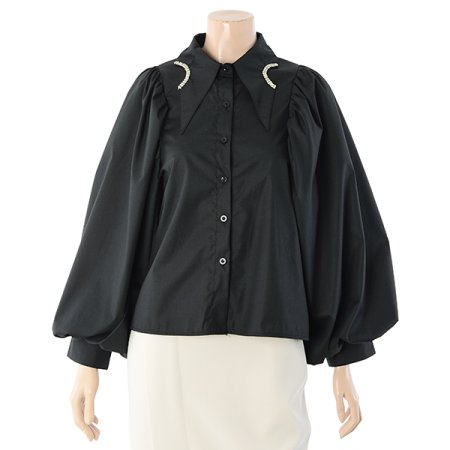 카라비쥬긴팔블라우스