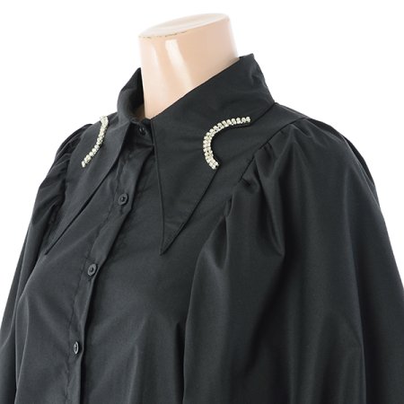 카라비쥬긴팔블라우스