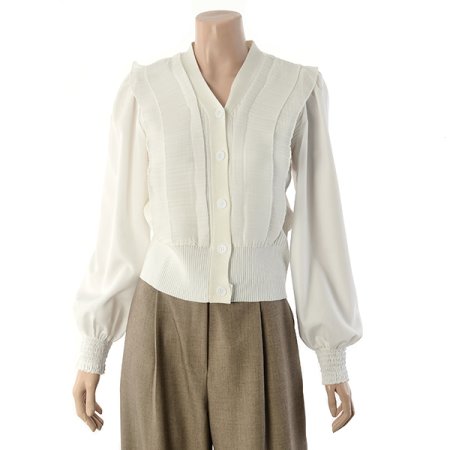 주름프릴가디건