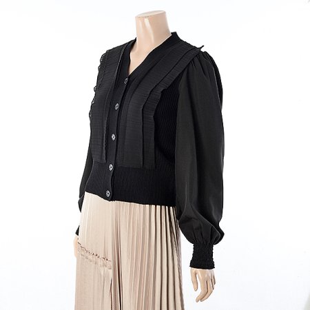 주름프릴가디건