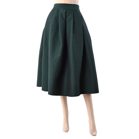 자가드볼륨롱스커트