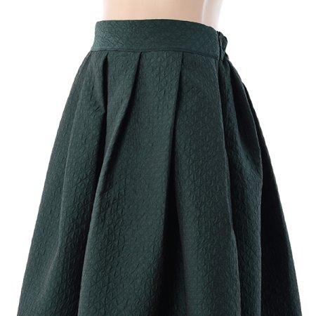 자가드볼륨롱스커트