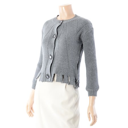 사선니트가디건