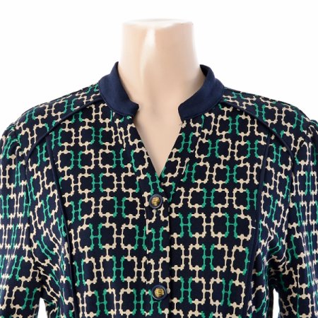 육각패턴원피스