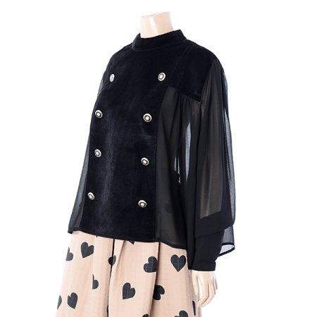 송치자켓블라우스