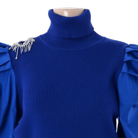 포인트골지셔츠