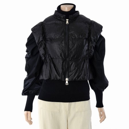 어깨셔링패딩조끼