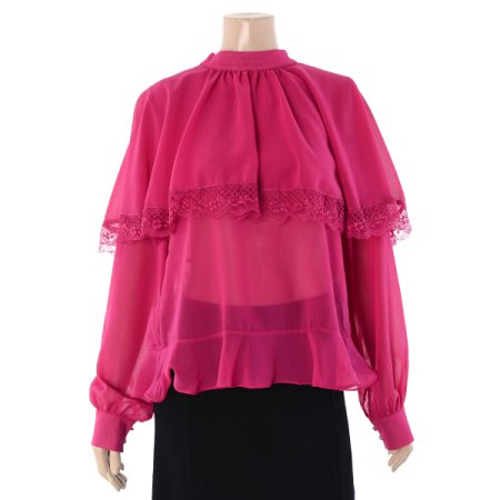 칸쵸레이스블라우스