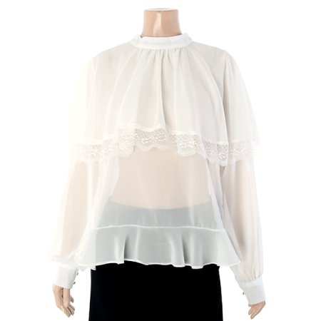 칸쵸레이스블라우스