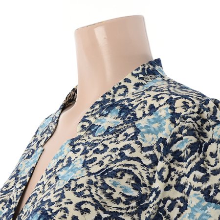 레트로브이넥원피스