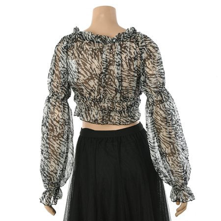 물나염블라우스