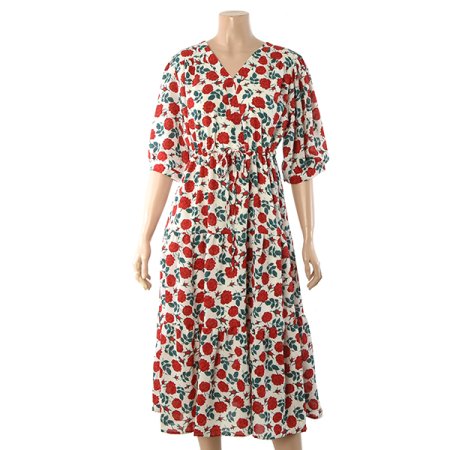 레드장미원피스