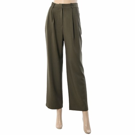 브라운와이드팬츠