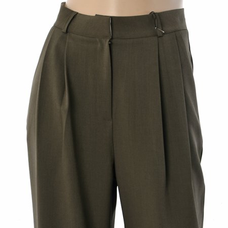 브라운와이드팬츠