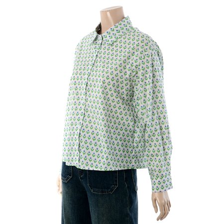 꽃패턴블라우스