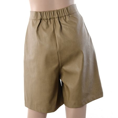 티나 핀턱 레더 팬츠