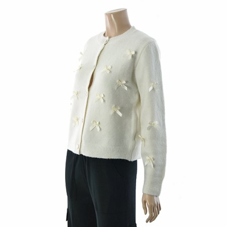 리본니트가디건