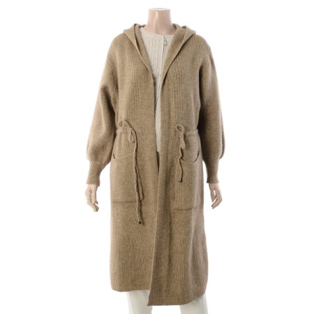 티나 후드 롱 가디건