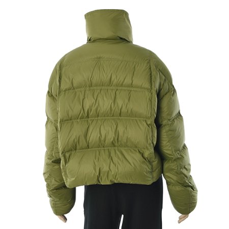 배색숏구스패딩