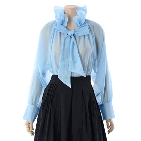 티나 시스루 블라우스