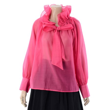 티나 시스루 블라우스