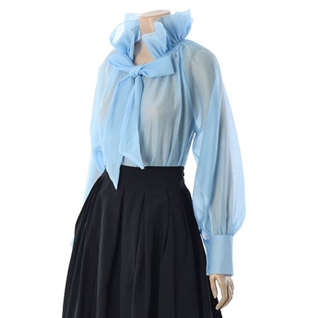 티나 시스루 블라우스