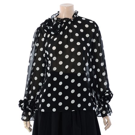 도트블라우스