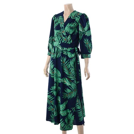 야자수랩원피스