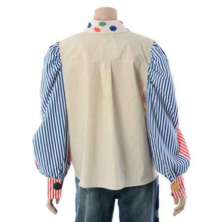 칼라뮤직블라우스