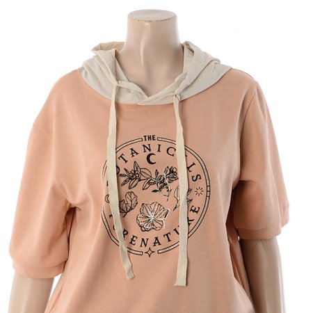 플라워후드티셔츠