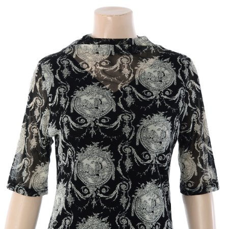 장미 망사비즈 티셔츠