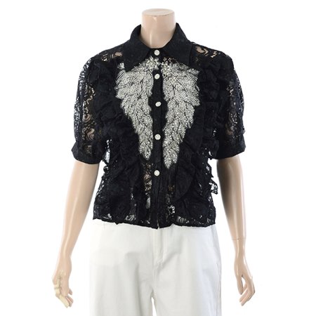 플렉스반팔블라우스