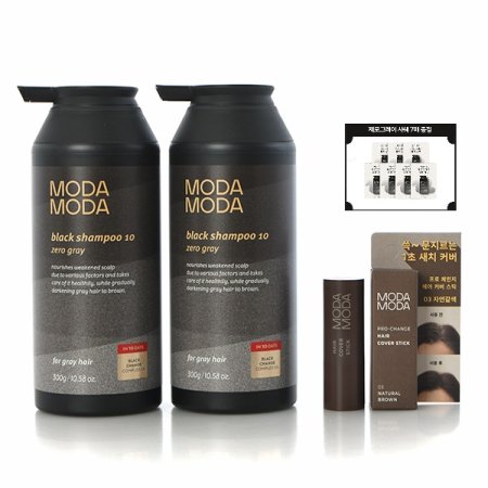 블랙샴푸2개 새치헤어스틱커버 증정