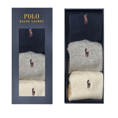 폴로 여성 솔리드 자수 3족 세트