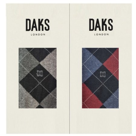 닥스 신사 장목 다이아 패턴2족세트