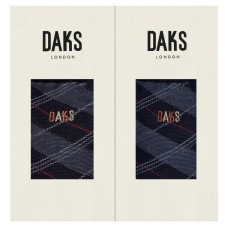 닥스신사 면중목 사선체크 2족세트