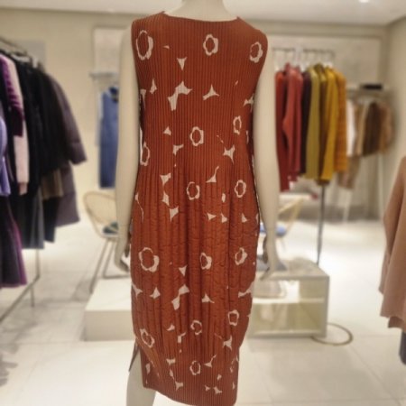 프린트라인 퀼팅머플러세트 원피스