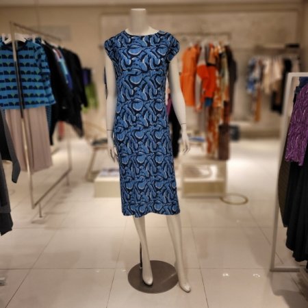 페이즐리 프렌치핏원피스