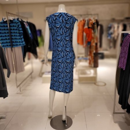 페이즐리 프렌치핏원피스