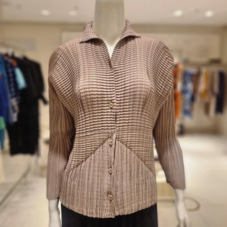 믹스와플주름 자켓