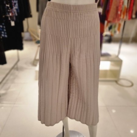 건반주름 7부와이드팬츠