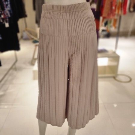 건반주름 7부와이드팬츠