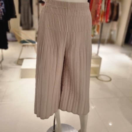 건반주름 7부와이드팬츠