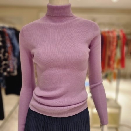 슬림목폴라 풀오버