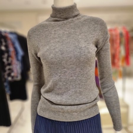 슬림목폴라 풀오버