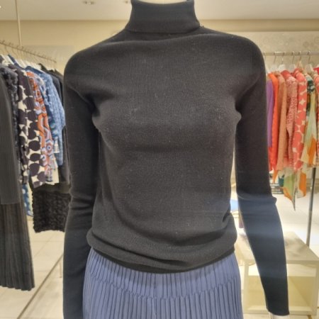 슬림목폴라 풀오버