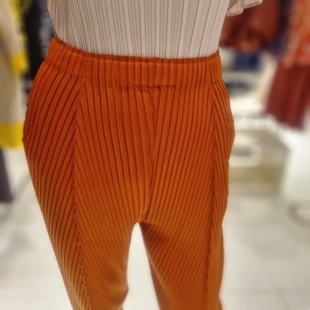 사선맞주름배기팬츠