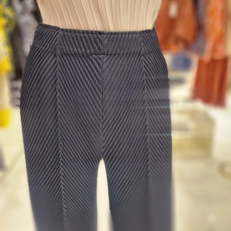 사선와플와이드팬츠